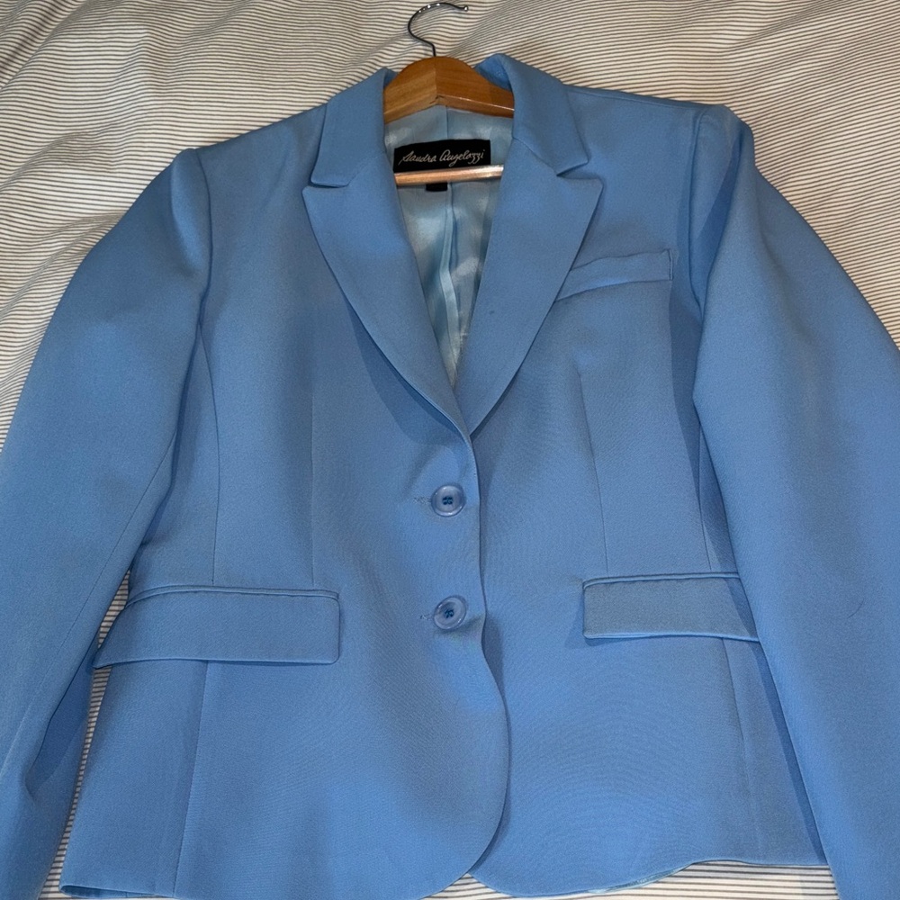 Classic Blue Blazer by Sandra Angelozzi